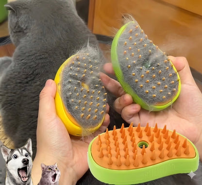 🐾Cepillo para mascotas a vapor - Menos Pelo, Más Cariño y Mascotas Más Felices