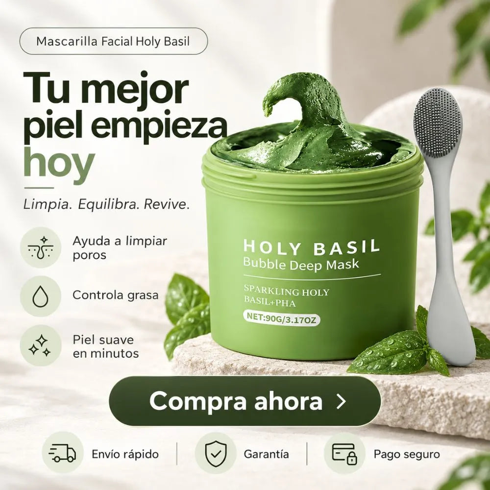 Mascarilla Para Cara HOLY BASIL Viral