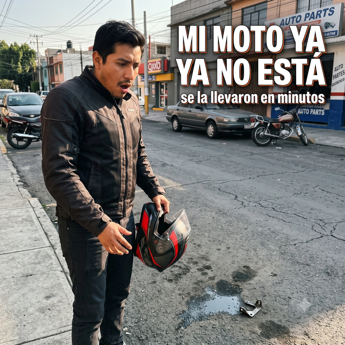 Candado de Disco con Alarma 110dB · Antirrobo para Moto, Bici y Patín Eléctrico